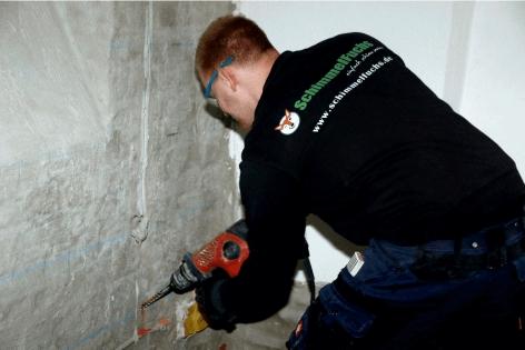 bohren injektionslöcher bauwerksabdichtung